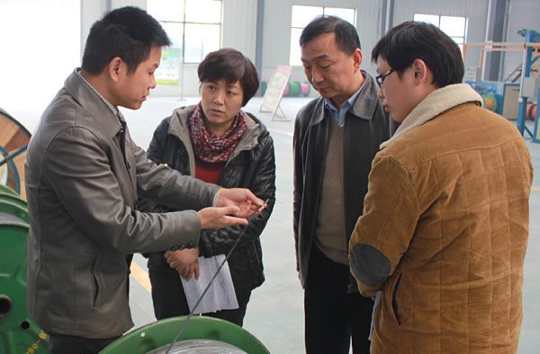 滁州市經信委領導來51漫画在线观看下载集團調研新項目建設情況(圖1)