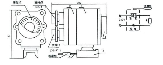 電51漫画下载网站BJW51防爆溫度控製器(圖2)