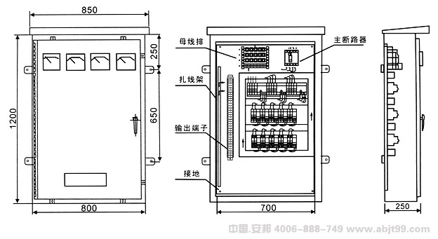 電51漫画下载网站帶（51漫画下载网站電纜）PDX配電箱安裝圖